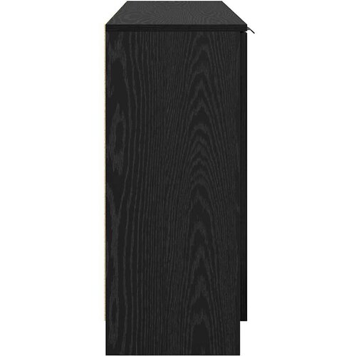  Komode 3 pcs Crni hrast 69 5 x 34 x 180 cm Konstruirano drvo Slike