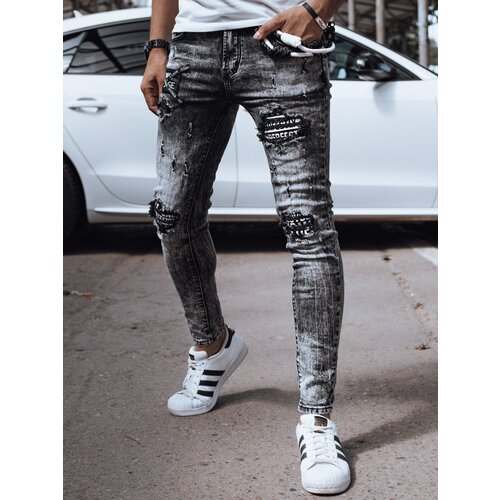 DStreet Spodnie męskie jeansowe czarne Slike