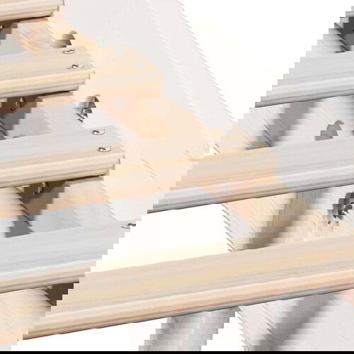 vidaXL Krevet s regalom za knjige bez madraca bijeli 90x200cm borovina Cijene