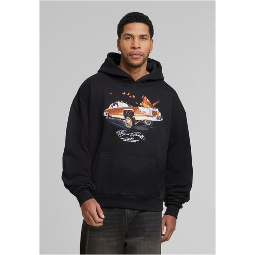 Mister Tee Pimp and Butterfly Heavy Oversize Hoody Black Slike
