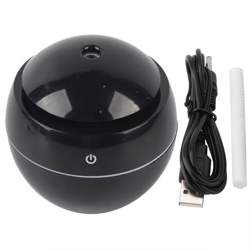 Venisymlis Usb Difuzor Eteričnih Olj, Čistilec Zraka, Ultrazvočni Vlažilec Zraka Na Dotik Led, Črn, (22060992) Cene