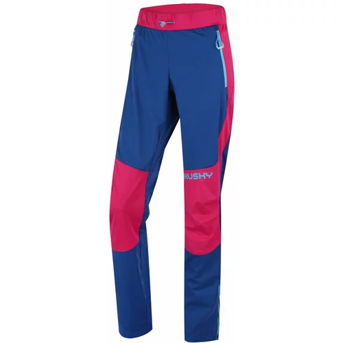 Husky Women's softshell pants Kala L pink/blue