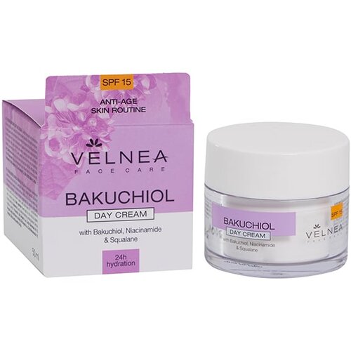 Velnea bakuchiol dnevna krema za lice spf15 50ml Cene
