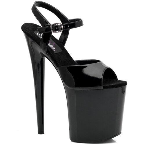 Pleaser USA Pleaser Flamingo-809 Blk Pat/Blk 44 Cene
