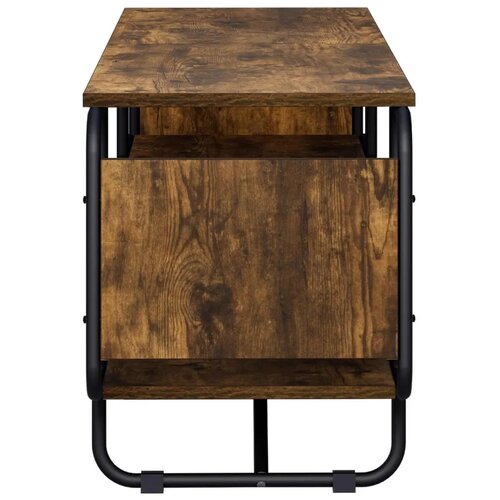  TV stalak 140 x 36 x 45 cm Dimljeni hrast Konstruirano drvo - Dimljeni hrast 140 x 36 x 45 cm Slike