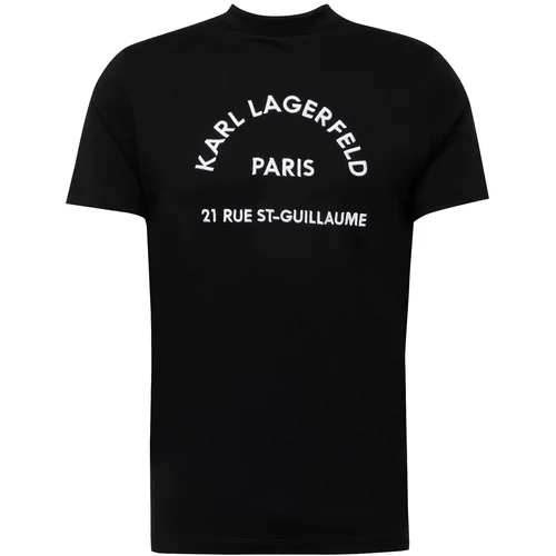 Karl Lagerfeld Majica črna / off-bela