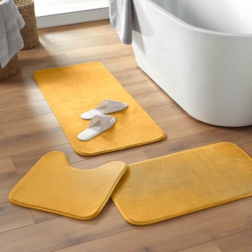 Douceur d int&amp;eacute;rieur Žuta kupaonska prostirka 50x120 cm Vitamine &amp;ndash; Slike