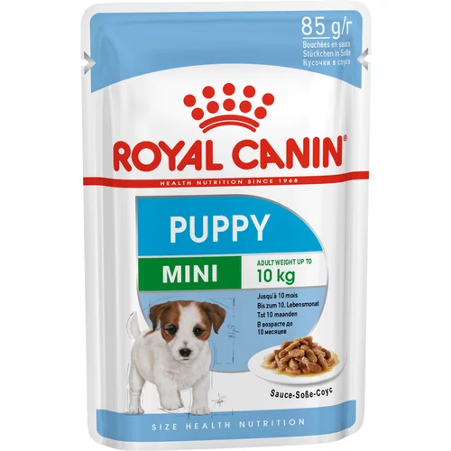 Royal_Canin Poster SHN Mini Puppy (Analitički sastavni dijelovi: Sirove bjelančevine 8%, sirova ulja i masti 6%, sirova vlaknina 1%)