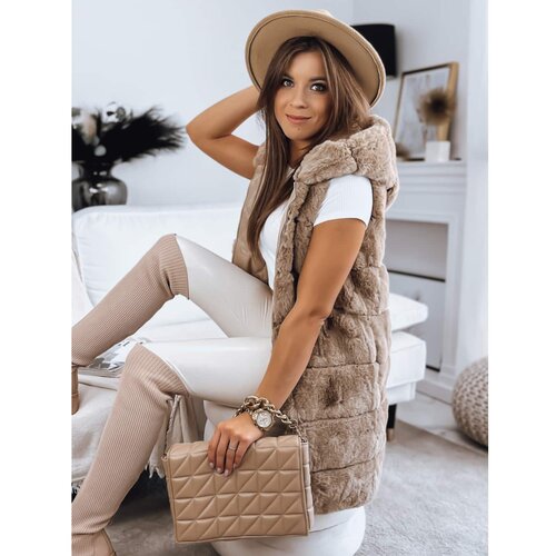 DStreet ASHTON women&amp;#039;s vest, camel TY3335 Slike