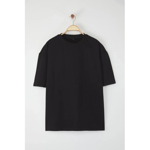 Trendyol Mu&amp;scaron;ka majica Tedss25Ts00005, Crna Slike