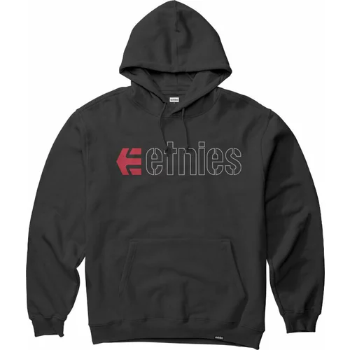 Etnies Majica s kapuljačom na otvorenom Ecorp Hoodie Black/Red/White S