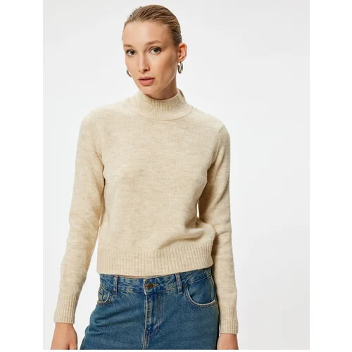 Koton Turtleneck Knitwear Sweater Long Sleeve Soft Textured