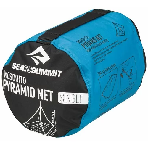 Sea To Summit Potovalna mreža proti komarjem Pyramid Net Single 221 x 122 x 107cm črna barva, AMOS
