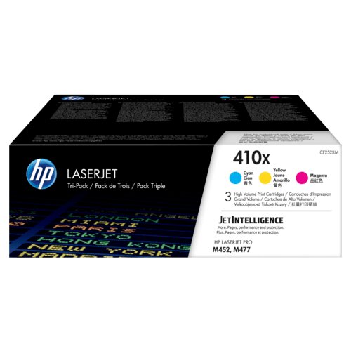 HP Komplet tonerjev CF252XM 410X (C/M/Y), original Slike