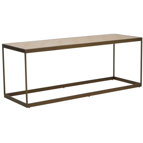 Premier Housewares Smeđi/u prirodnoj boji stolić za kavu s pločom stola u dekoru hrasta 40x120 cm Grenoble &ndash; Cijene