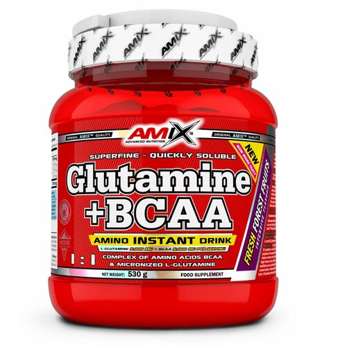 Amix L-Glutamine + BCAA 530g - Glutamin i BCAA 2:1:1 Cene