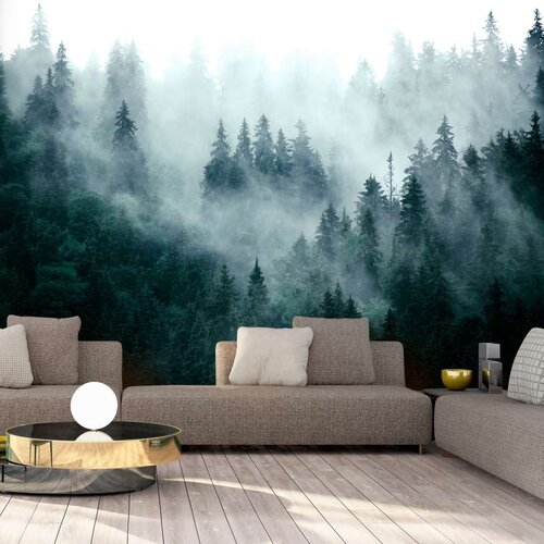  Samoljepljiva foto tapeta - Mountain Forest (Dark Green) 441x315 Cijene