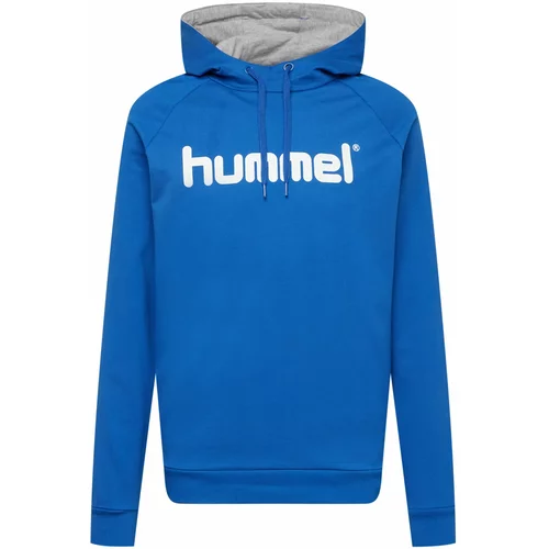 Hummel Sportska sweater majica plava / bijela