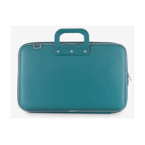 Bombata Torba CLASSIC VINIL LAPTOP BRIEFCASE (15&amp;quot;) Teal Blue Slike