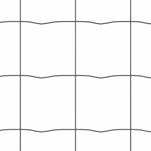 Euro ograda s &amp;scaron;picama 25 x 0,4 m Čelik premazan PVC-om Siva Slike