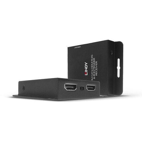 Lindy 38208 avdio/video ojačevalnik moči AV oddajnik in sprejemnik črn HDMI&reg; HDMI raz&scaron;iritev preko omrežnega kabla RJ45 70 m, (20428670) Cene
