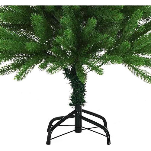 VidaXL Božićno drvce s 150 LED svjetlima s stalakom Zelena 120 cm PE Slike