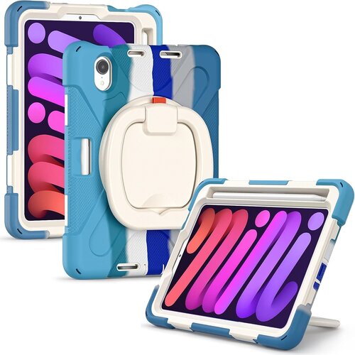 JTech Ohi&scaron;je za iPad Mini 6 8,3" s stojalom in držalom za pisalo Modro, (22025812) Cene