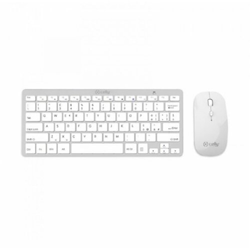 Celly bežična tastatura + nečujni miš bela (mini us) Slike