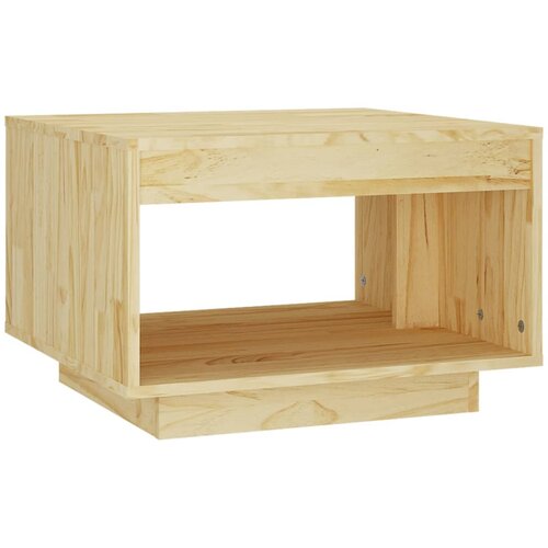 Maison Chic Klubska mizica - kavna mizica - Nizka mizica 50x50x33,5 cm trdna borovina, (21754462) Slike