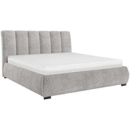 MID.YOU OBLAZINJENA POSTELJA 180 cm x 200 cm , les, tekstil, leseni material rjava Slike