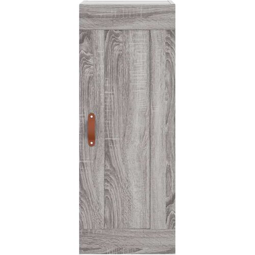 VidaXL Visoka komoda siva sonome 34 5x34x180 cm od konstruiranog drva Slike