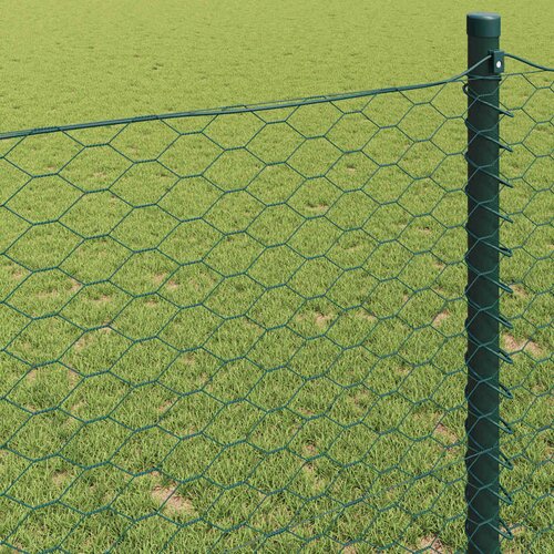  Heksagonalna ograda Zelena 0,8 x 100 m PVC Slike