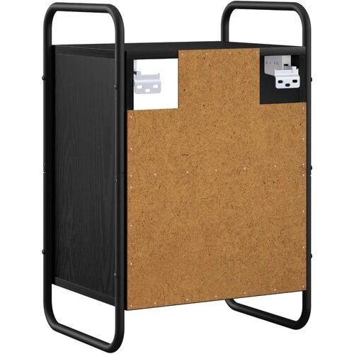  Viseći Noćni Ormar Crni hrast 40 x 30 x 60 cm Konstruirano drvo - Crni hrast 1 Slike