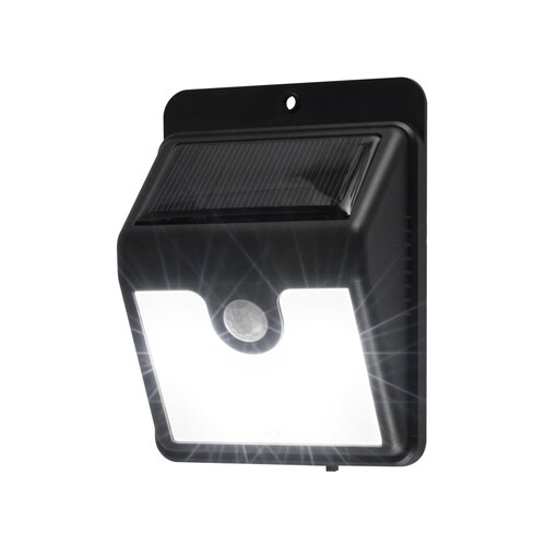 Home Reflektor LED 0.2W sa solarnim panelom, detekcija pokreta - FLP 1 SOLAR, Crni Cijene