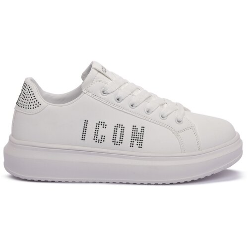 iCON Modne superge WHITE BLACK Bela Cene