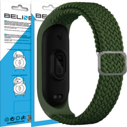 Beline mi band strap 7/6/5 textile green, trak za fitnes, (21973721) Cene