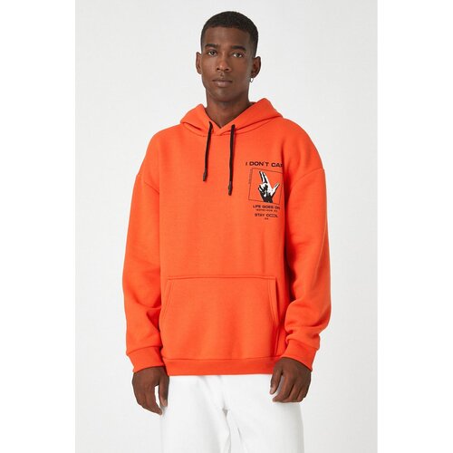 Koton Men's Orange Sweatshirt Cene