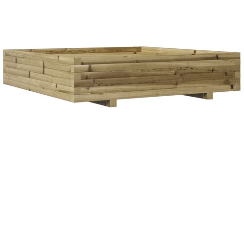 Maison Chic Vrtno cvetlično korito - Cvetlični Lonec 110x110x26,5 cm impregnirana borovina, (21789296) Cene