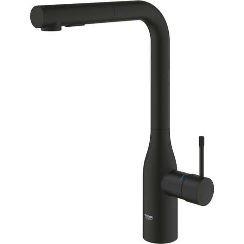 Grohe essence slavina za sudoperu sa izvlačnim tu&amp;scaron;em phantom black 30504KF0 Slike