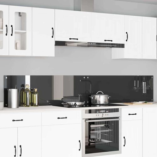  Za&amp;scaron;čita za kuhinjo 2 pcs Temno siva 120 x 40 cm kaljeno steklo, (5000070077) Slike