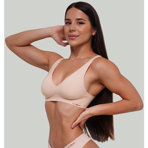 GymBeam Seamless grudnjak Beige XXL Cene