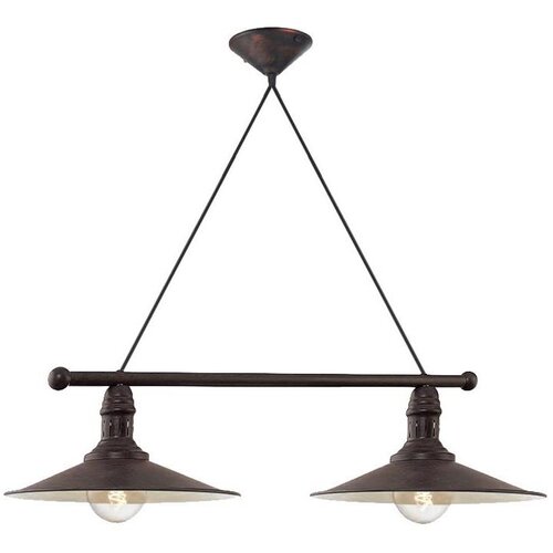 Brilagi Luster na sajli FORGE 2xE27/60W/230V crne boje Slike