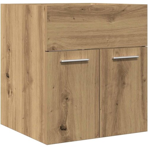 Maison Chic Omarica za umivalnik - Umivalni&amp;scaron;ka omarica artisan hrast 41x38,5x46 cm inž. les, (21758889) Slike