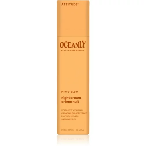 Attitude Oceanly Night Cream posvjetljujuća noćna krema s vitaminom C 30 g