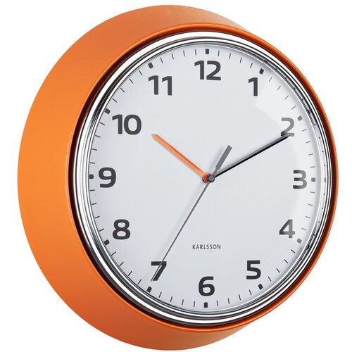 Karlsson Stenska ura &amp;oslash; 34 cm Modern Retro &amp;ndash; Slike