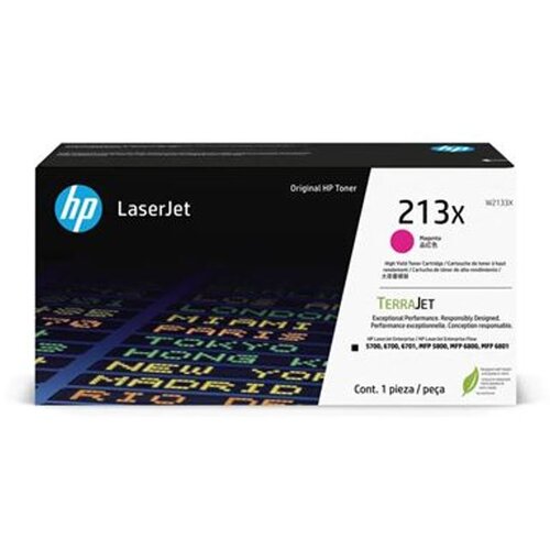 HP Toner 213X purpurni (W2133X), povećani kapacitet, do 6.000 stranica Slike