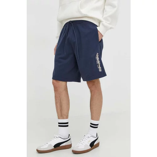 Abercrombie & Fitch Kratke hlače moški, mornarsko modra barva