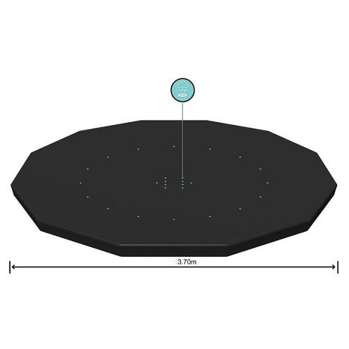  PVC ponjava Ø 370 cm - 1 k. Cene