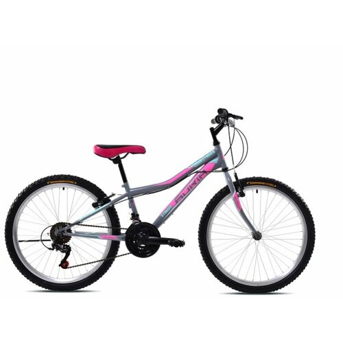 Adria bicikl mtb stinger 24''''/18HT sivo-pink Slike