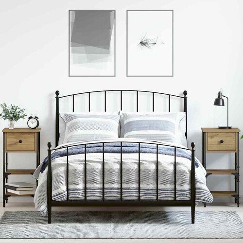  Noćni ormar 2 pcs Smeđa 33.5 x 36 x 70 cm Konstrukcijsko drvo Cijene